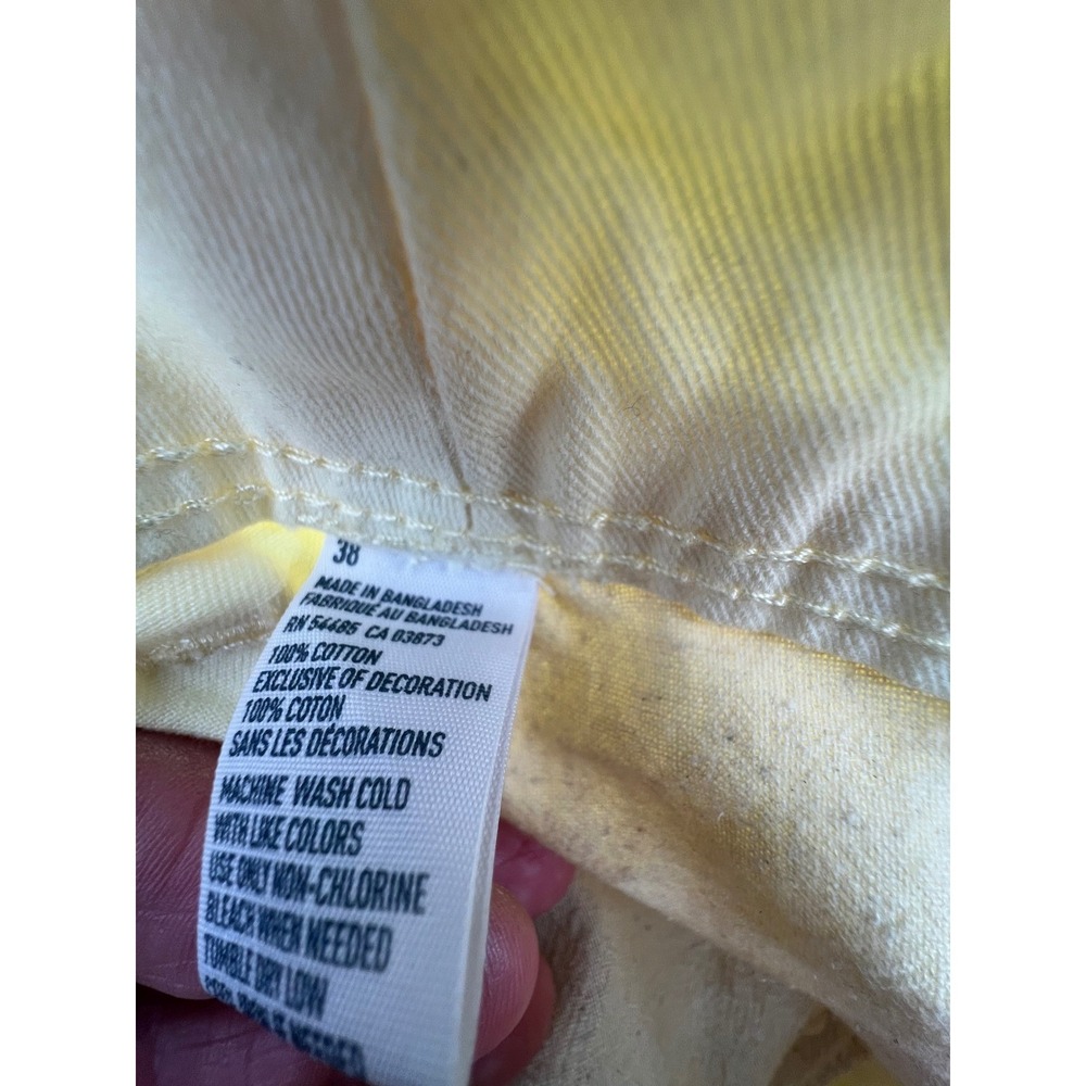 American Eagle Outfitters Mens Yellow Longboard Shorts Size 38 - Picture 7 of 13